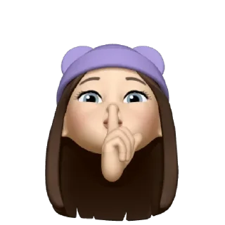 🤫 @Mifamour ❤🌸, sticker Telegram 20 sur 29