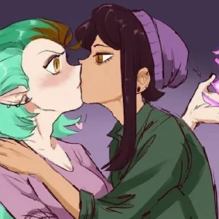 😄 Лютик и амелия, Telegram sticker 9 of 59