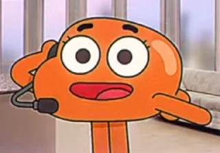 🤗 Дарвин Уоттерсон 🧡, sticker Telegram 18 sur 99
