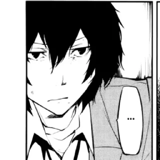 🥢 Osamu Dazai, стікер Telegram 24 з 120