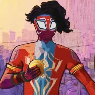 🪭 Pavitr Prabhakar by @sennsunn, sticker Telegram 6 sur 17