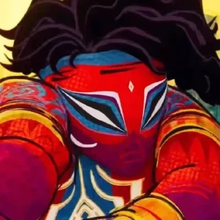 🪭 Pavitr Prabhakar by @sennsunn, sticker Telegram 12 sur 17