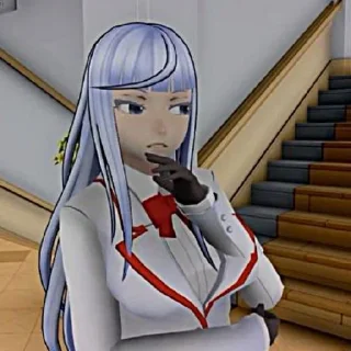 😏 Megami Saiko, Telegram sticker 8 of 15