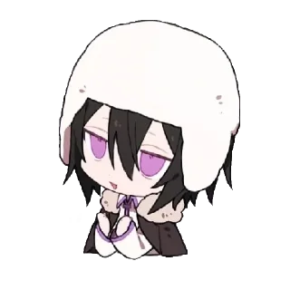🖤 «Фандом BSD» stickers, стикер Telegram 13 из 18