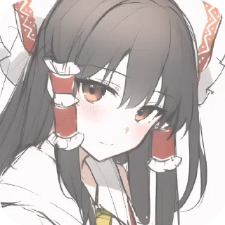 👍 reimu :: @hatateban, стикер Telegram 6 из 31