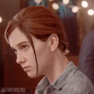 🤨 Ellie Williams • @Earth928B, стикер Telegram 24 из 45