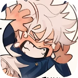 😭 Satoru Gojo | @KadzuRioKo, стикер Telegram 17 из 42