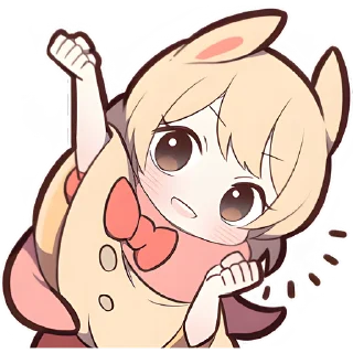 😉 Сладкий зайчик @Nyasticks, стікер Telegram 7 з 42