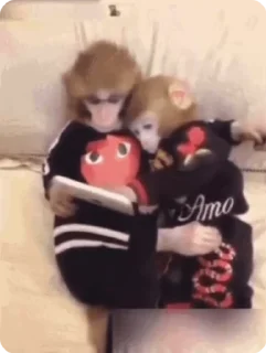 🥰 monkey, стикер Telegram 13 из 23
