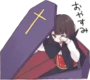 😴 Menhera-chan. 3 :: @line_stickers, sticker Telegram 2 sur 88