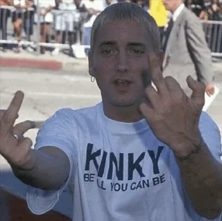 😛 @TVstickers Eminem Fingers, стікер Telegram 8 з 27