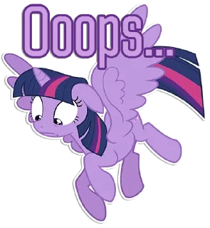 ☹️ Twilight Sparkle speaks | By @Egor418, стікер Telegram 16 з 94