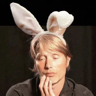 🐰 Mads Mikkelsen🎀, стикер Telegram 6 из 91