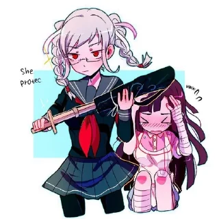 🌟 Микан/Пеко канон. @Jupizloygay, Telegram sticker 21 of 60