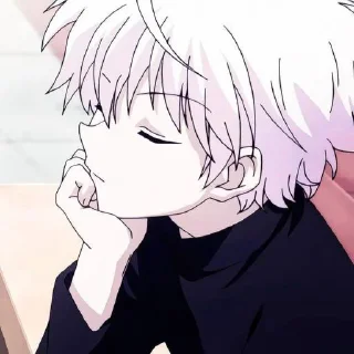 🖤 killua Zoldyck @didntkill, Telegram sticker 12 of 120
