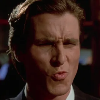 😲 American Psycho, sticker Telegram 13 sur 31