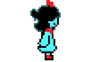 🌟 Аква | Aqua @sticker_deltarune, Telegram sticker 17 of 27