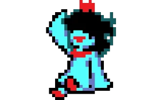 🌟 Аква | Aqua @sticker_deltarune, Telegram sticker 10 of 27