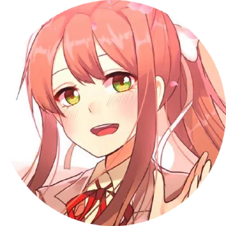 🏵️ @denjifagst Monika, sticker Telegram 20 sur 50