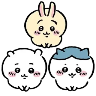 🙂 chiikawa ( ´∀`) pt2, стікер Telegram 23 з 120