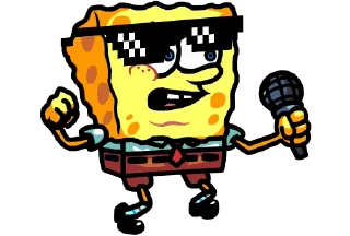 🌟 Cringe spong fnf, стикер Telegram 8 из 50