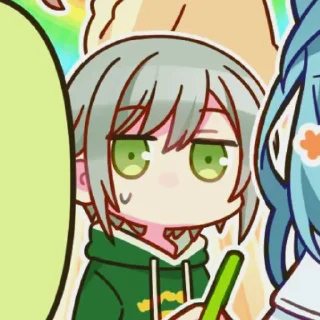 🪴 Шіхо Хіноморі від @kodokukondo, стікер Telegram 11 з 92