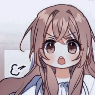 😡 Эмоции для Хийори (РП), Telegram sticker 4 of 119