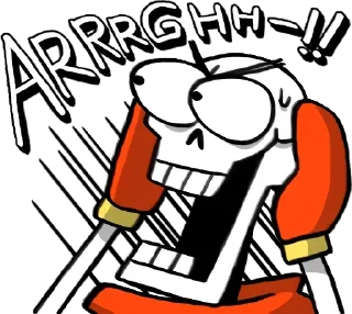 😱 Undertale RUS, стікер Telegram 14 з 40