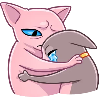 ❤️ Обнимашки ВК от @stickers_vk, sticker Telegram 18 sur 31