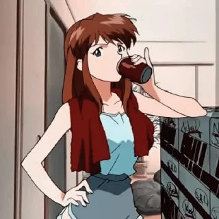 🧃 Аска, Telegram sticker 6 of 37