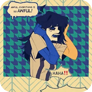 😫 ◑ⵟƝѦ𖤐, sticker Telegram 14 sur 120