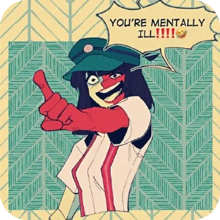 😁 ◑ⵟƝѦ𖤐, sticker Telegram 15 sur 120