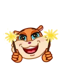 🥳 Squirrel, стикер Telegram 9 из 15