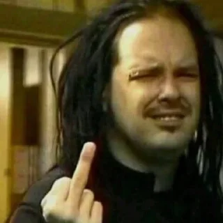 🖕 Jonathan Davis, стікер Telegram 7 з 22