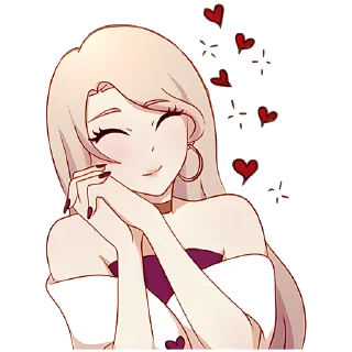🥰 Леди-тян @nyasticks, стикер Telegram 19 из 41