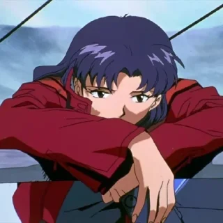 😔 Misato san!, стікер Telegram 13 з 33