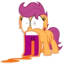 😳 Scootaloo | By @Egor418, sticker Telegram 24 sur 82