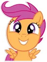 😁 Scootaloo | By @Egor418, sticker Telegram 10 sur 82