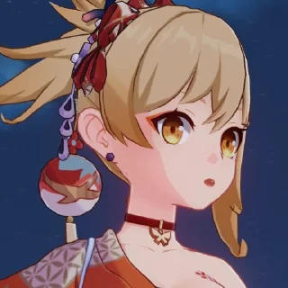 😳 I believe in yoimiya supremacy, sticker Telegram 7 sur 53