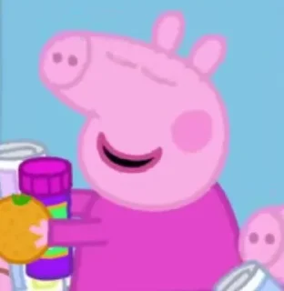 🫤 Свинка Пеппа🐷, Telegram sticker 24 of 101
