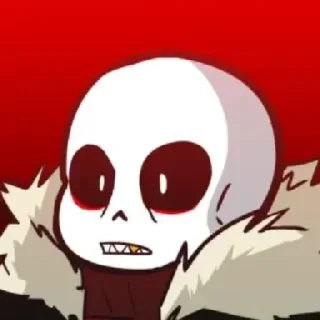 🤩 Fell!sans underverse ⊹ @Ruzi_heh, Telegram sticker 11 of 55