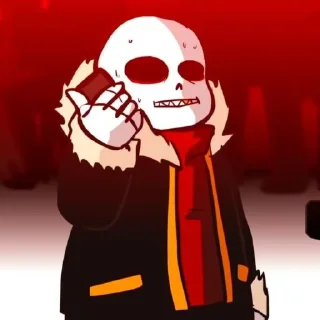 🤩 Fell!sans underverse ⊹ @Ruzi_heh, Telegram sticker 2 of 55