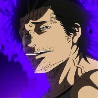 Чёрный клевер @anime_stickerr