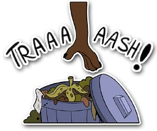 🗑 Nik the Raccoon, sticker Telegram 12 sur 28