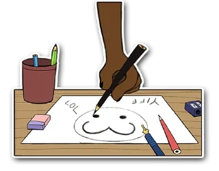 👇 Nik the Raccoon, sticker Telegram 11 sur 28