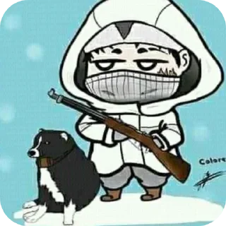 🤨 Simo Hayha, sticker Telegram 16 sur 55