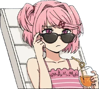😒 Anime 1.0 @Anime_Stickers_love, стикер Telegram 11 из 120