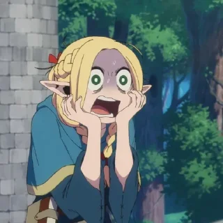 😱 Dungeon Meshi, Telegram sticker 4 of 100