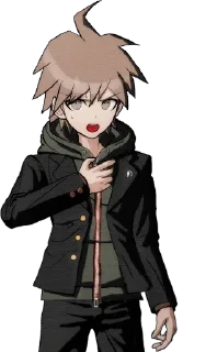 ❤️ ~ makoto naegi by @wanna_s_l_e_e_p ~, Telegram sticker 7 of 120