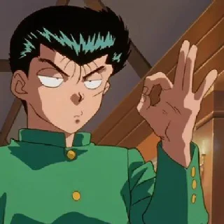 👌 Yu Yu Hakusho by @Dzha_bog, Telegram sticker 22 of 52